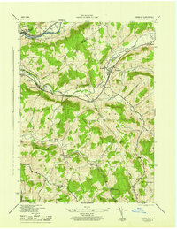 Franklin 1945 topographic map thumbnail