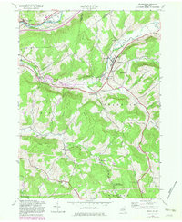Franklin 1943 topographic map thumbnail