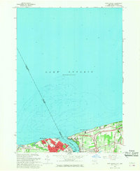 Ft Niagara 1965 topographic map thumbnail