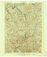 Ellicottville 1924 topographic map thumbnail