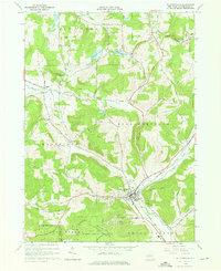 Ellicottville 1964 topographic map thumbnail
