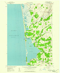 Ellisburg 1958 topographic map thumbnail