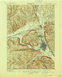 Elmira 1895 topographic map thumbnail
