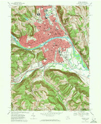 Elmira 1969 topographic map thumbnail