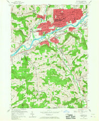Endicott 1956 topographic map thumbnail