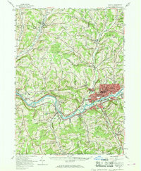 Endicott 1956 topographic map thumbnail