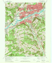 Endicott 1969 topographic map thumbnail