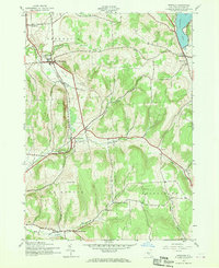 Erieville 1943 topographic map thumbnail