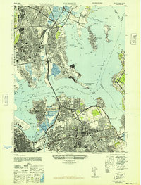 Flushing 1947 topographic map thumbnail