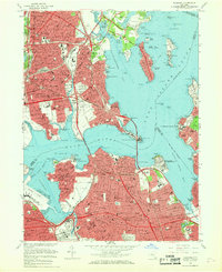 Flushing 1966 topographic map thumbnail