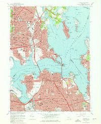 Flushing 1966 topographic map thumbnail