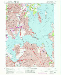 Flushing 1966 topographic map thumbnail