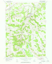 Forestville 1954 topographic map thumbnail