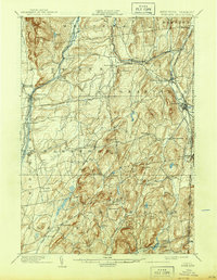 Fort Ann 1904 topographic map thumbnail