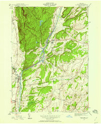 Fort Ann 1944 topographic map thumbnail