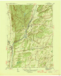 Fort Ann 1946 topographic map thumbnail