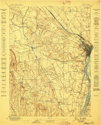 Albany 1898 topographic map thumbnail
