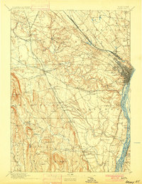 Albany 1898 topographic map thumbnail