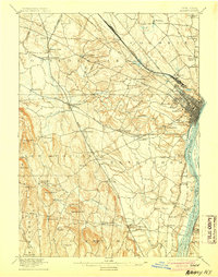 Albany 1898 topographic map thumbnail