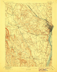 Albany 1898 topographic map thumbnail