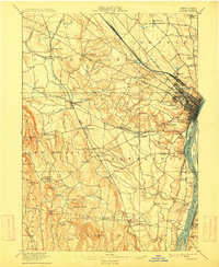 Albany 1898 topographic map thumbnail