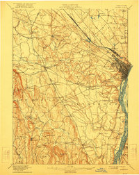 Albany 1898 topographic map thumbnail