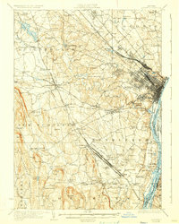 Albany 1927 topographic map thumbnail
