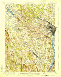 Albany 1927 topographic map thumbnail