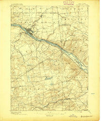 Amsterdam 1895 topographic map thumbnail