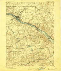 Amsterdam 1895 topographic map thumbnail