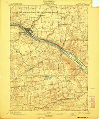 Amsterdam 1895 topographic map thumbnail