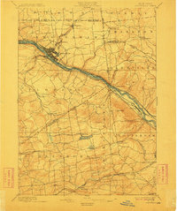 Amsterdam 1895 topographic map thumbnail