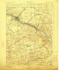 Amsterdam 1895 topographic map thumbnail