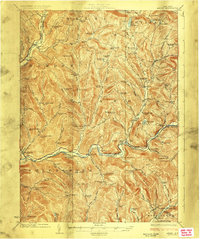 Andes 1924 topographic map thumbnail
