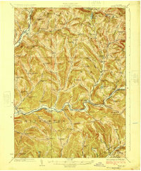Andes 1924 topographic map thumbnail