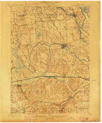 Baldwinsville 1900 topographic map thumbnail