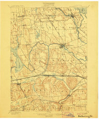 Baldwinsville 1900 topographic map thumbnail