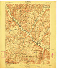 Bath 1910 topographic map thumbnail