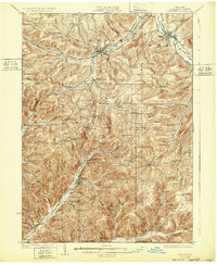 Belmont 1925 topographic map thumbnail