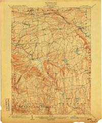 Berne 1903 topographic map thumbnail