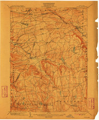 Berne 1903 topographic map thumbnail