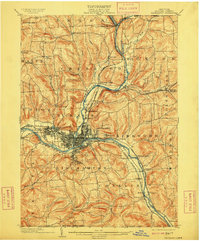 Binghamton 1904 topographic map thumbnail