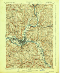 Binghamton 1904 topographic map thumbnail