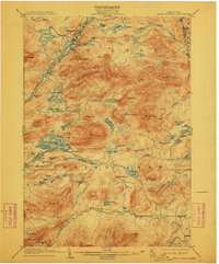 Blue Mountain 1903 topographic map thumbnail
