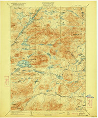 Blue Mountain 1903 topographic map thumbnail