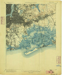 Brooklyn 1900 topographic map thumbnail
