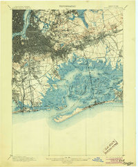 Brooklyn 1900 topographic map thumbnail