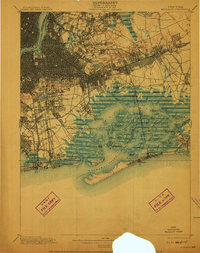 Brooklyn 1900 topographic map thumbnail