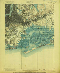 Brooklyn 1900 topographic map thumbnail