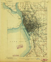 Buffalo 1901 topographic map thumbnail